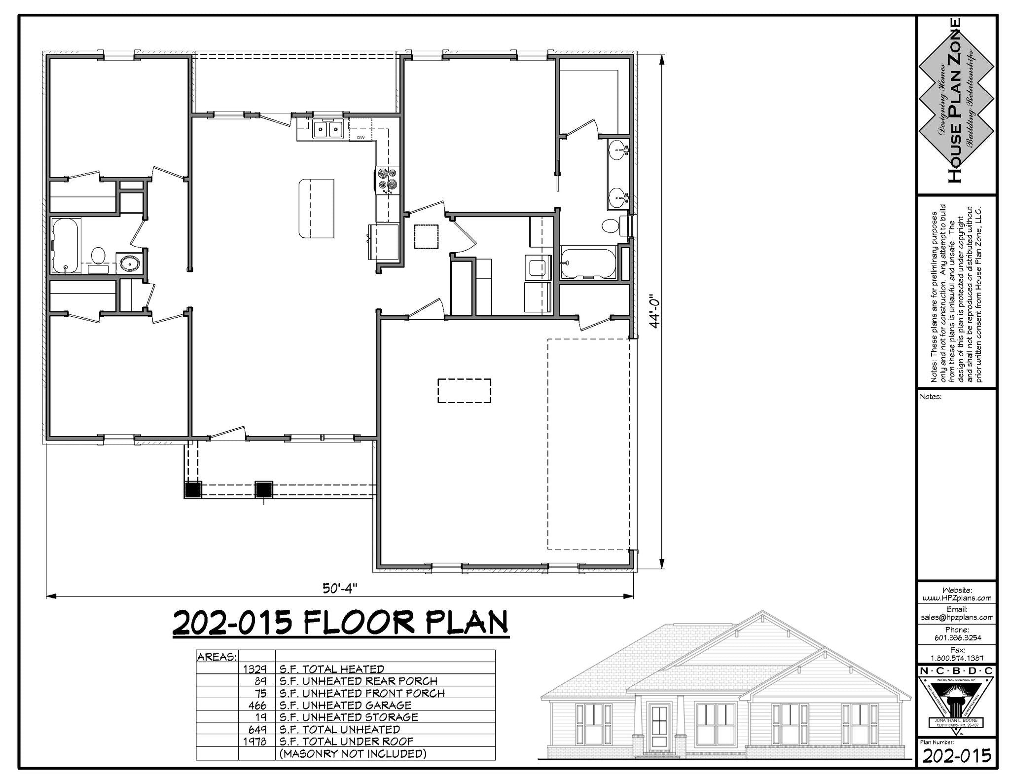 202-015 Conceptual House Plan